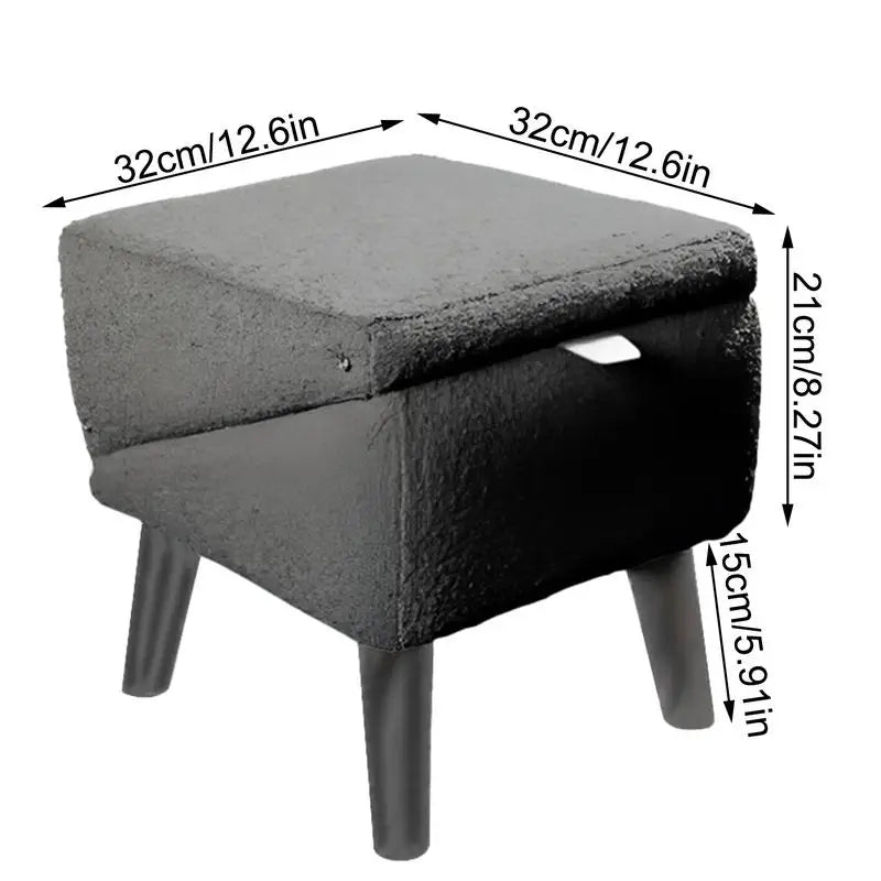 Dog Ramp Stairs Wooden Foldable Kitten Puppy Ladder Anti-Slip Pet Footrest Stool Multifunctional for Cats or Pets